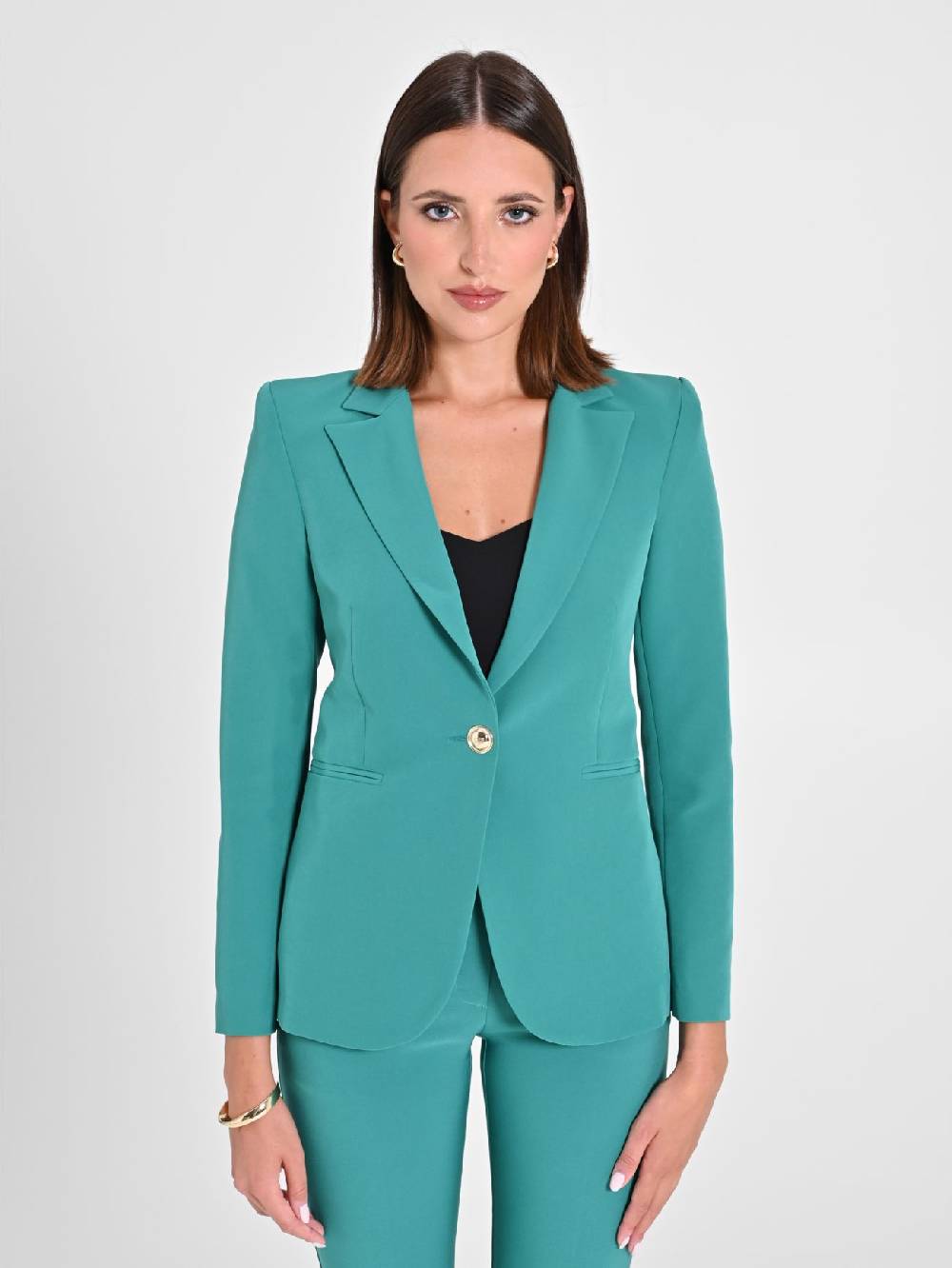 Rinascimento Giacca in Tessuto Tecnico Verde Giada Shopping online