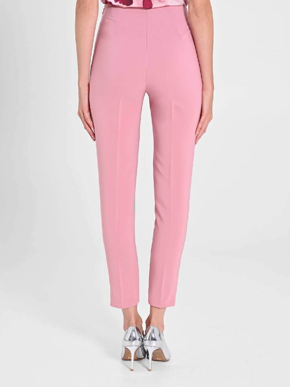 Rinascimento Pantaloni con Pattine Rosa Antico Offerta natalizia