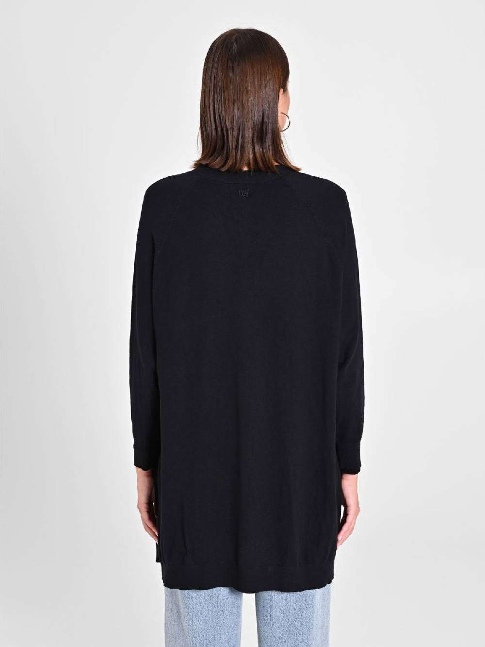 Rinascimento Cardigan Nero in Maglia Offerta per la Festa della Mamma