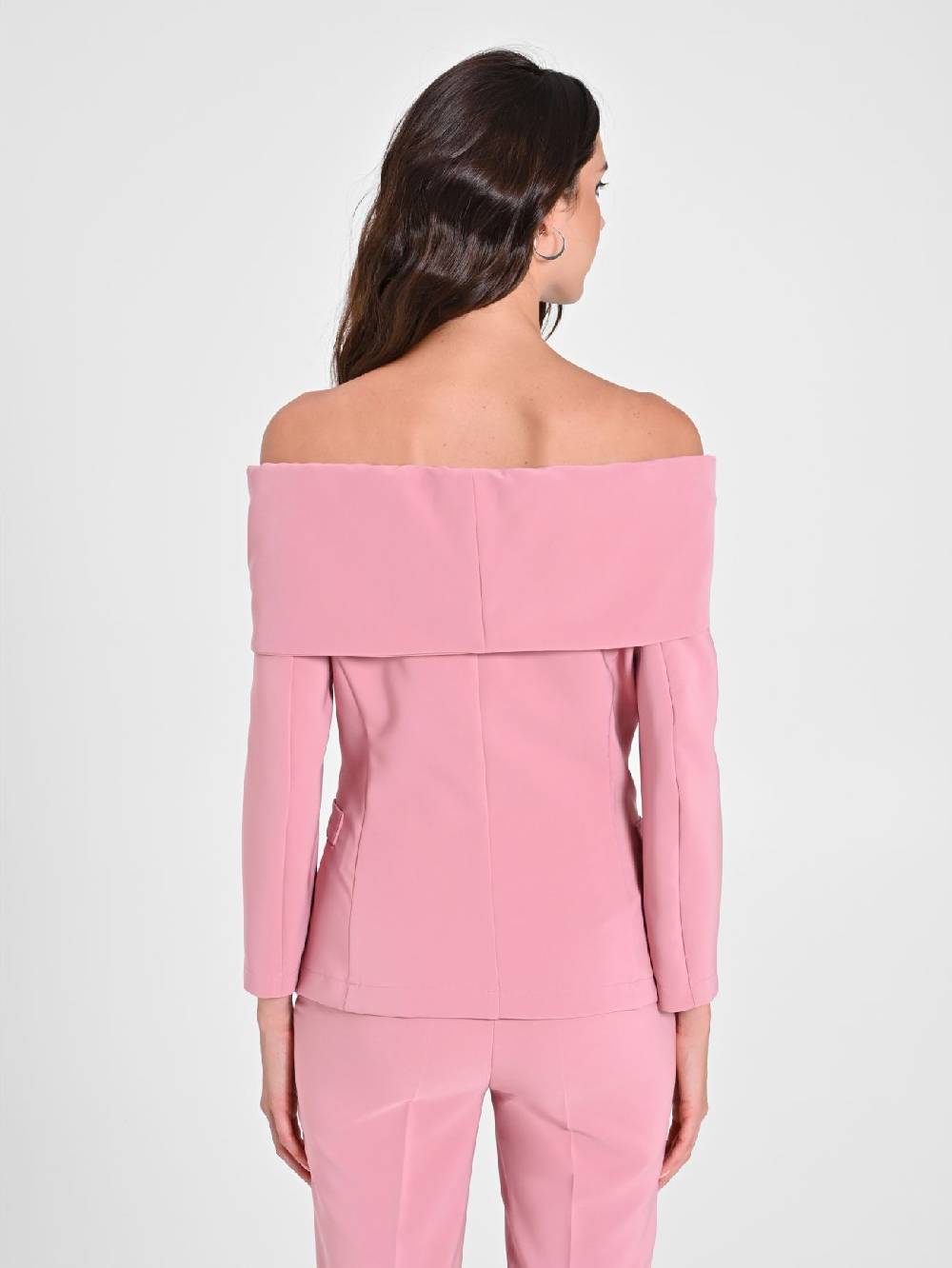 Rinascimento Giacca con Fiocco Rosa Antico Offerta Anniversario