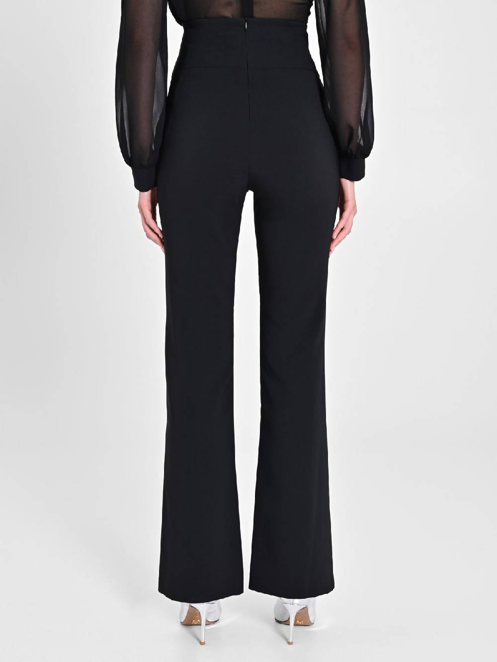 Rinascimento Pantaloni Flared Neri Latest fashion