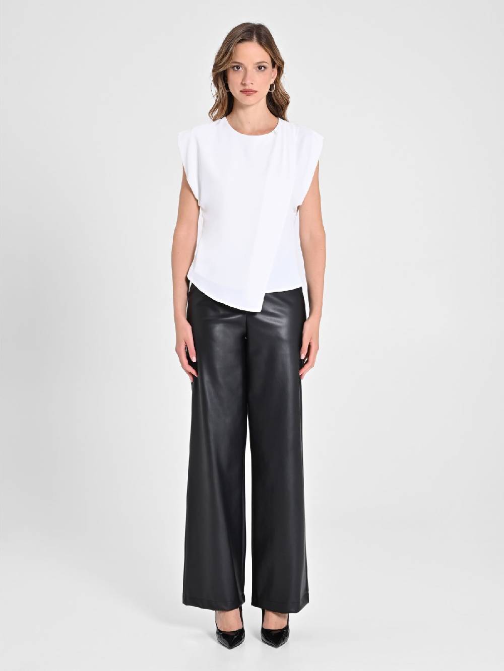 Rinascimento Blusa scatoletta Bianca Bestseller