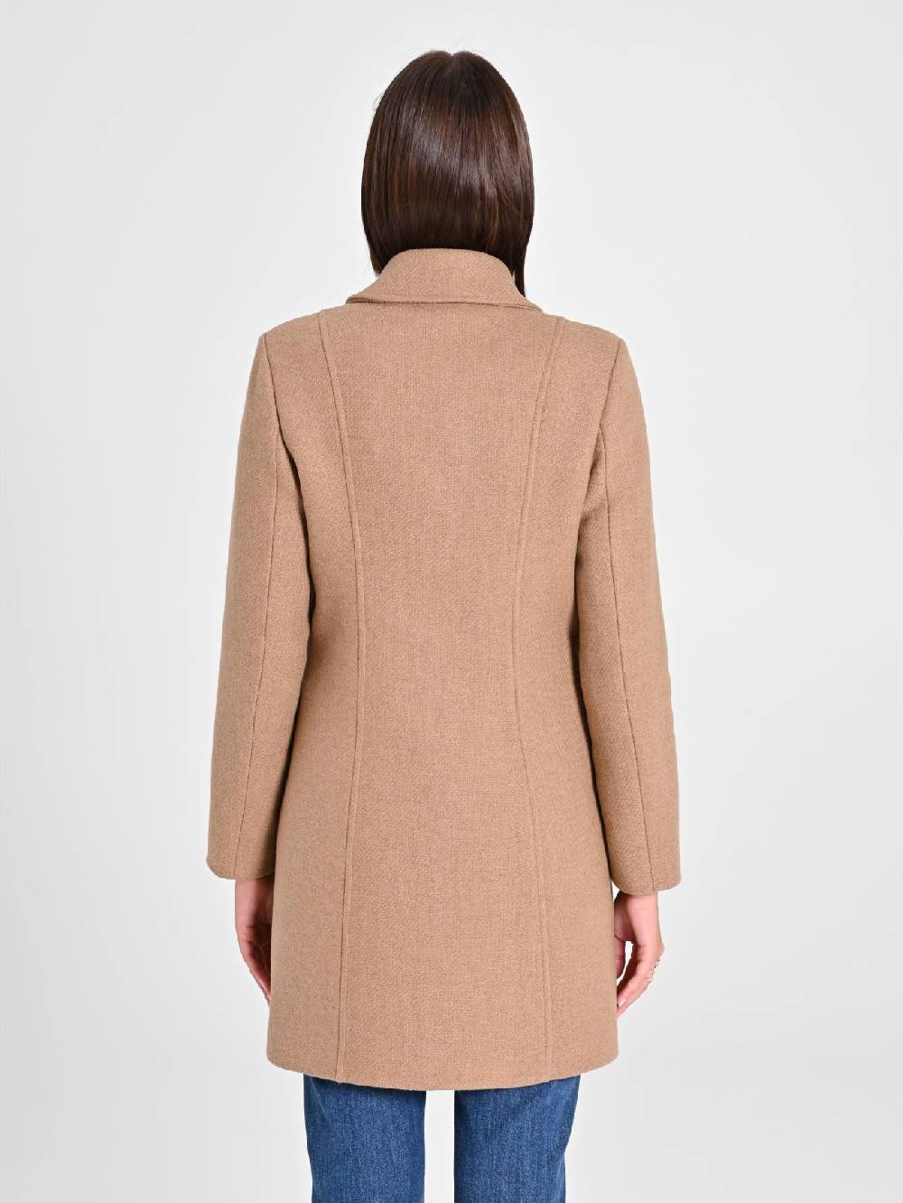 Rinascimento Cappotto Cammello con Bottoni Dorati Enormi risparmi