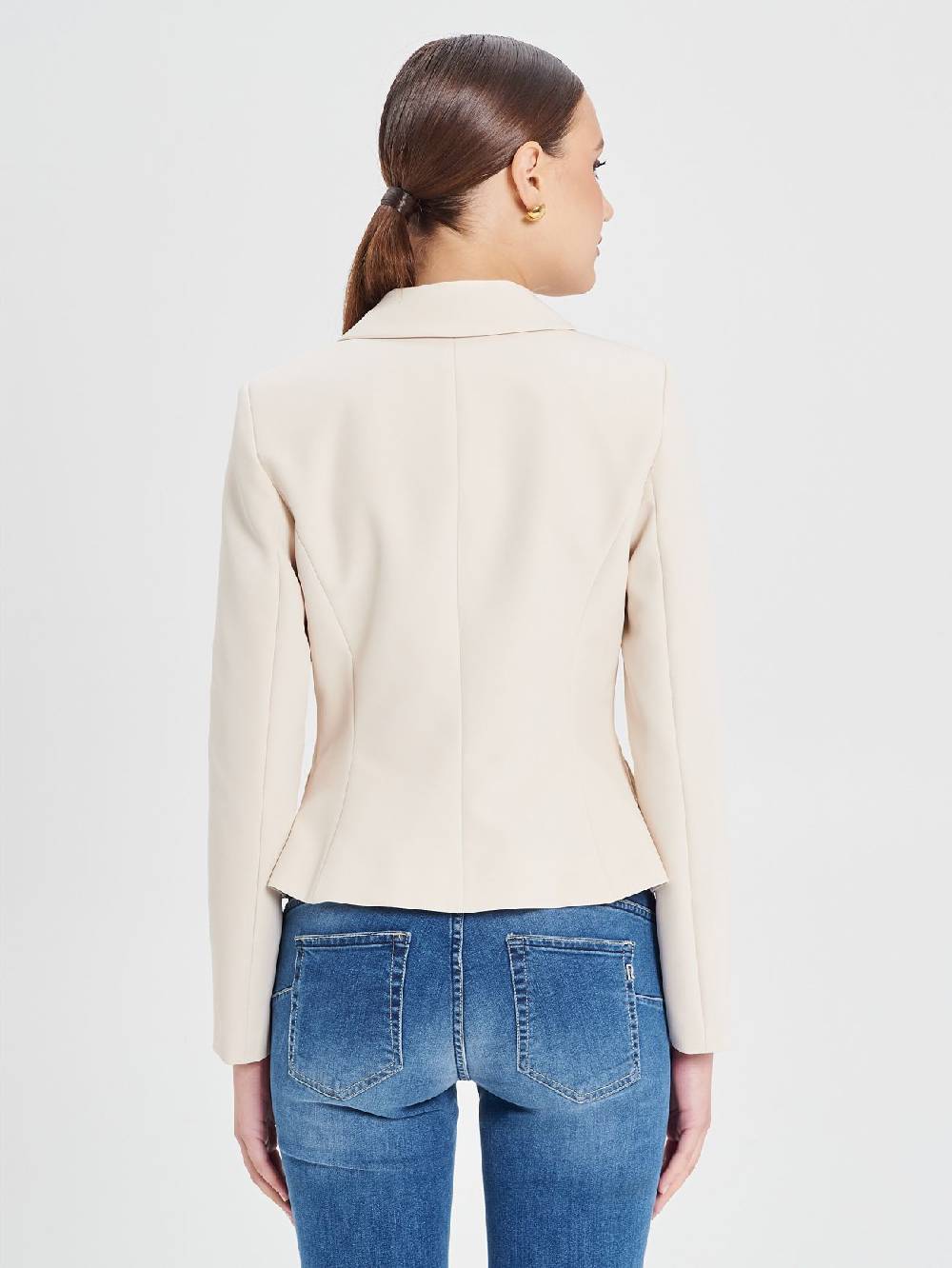 Rinascimento Giacca Doppiopetto Beige Donna Rilascio limitato