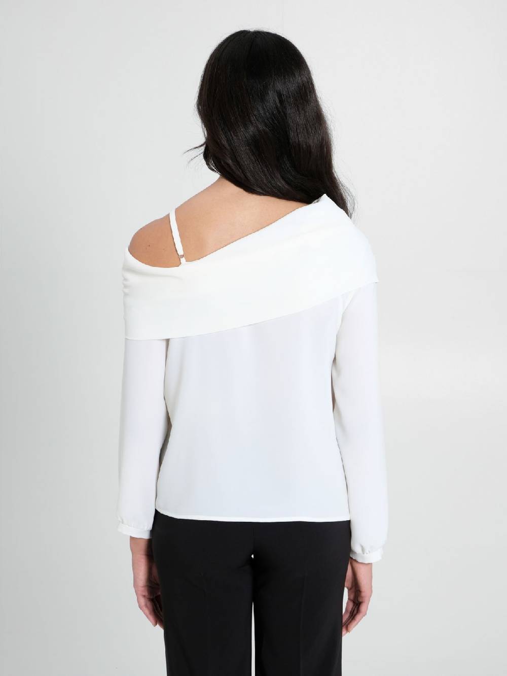 Rinascimento Blusa in Raso Opaco Black Friday Prezzi