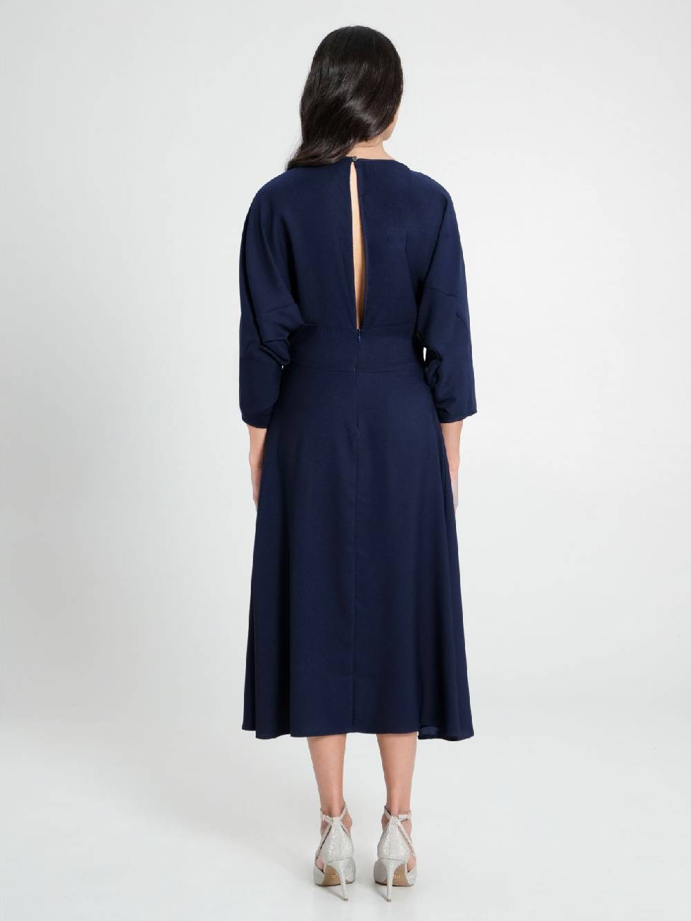 Rinascimento Abito Midi con Maniche Kimono Sconti questo mese