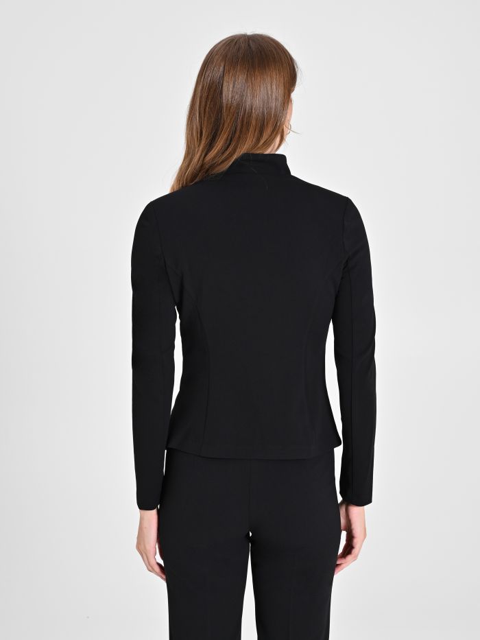 Rinascimento Giacca zip in scuba crèpe Donna Novità