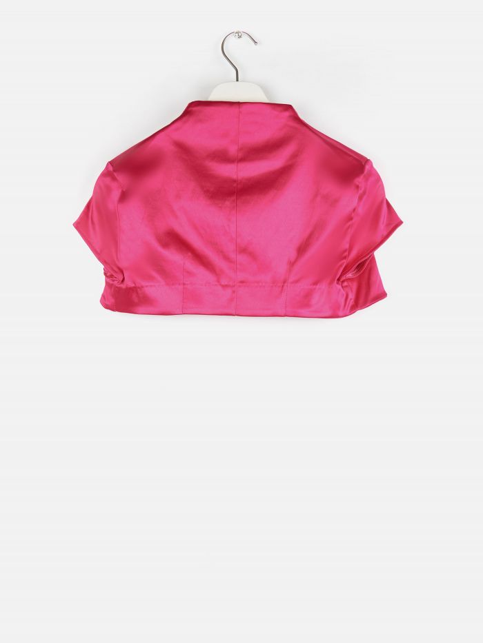Rinascimento Coprispalle Basic in Satin Vendita Economica