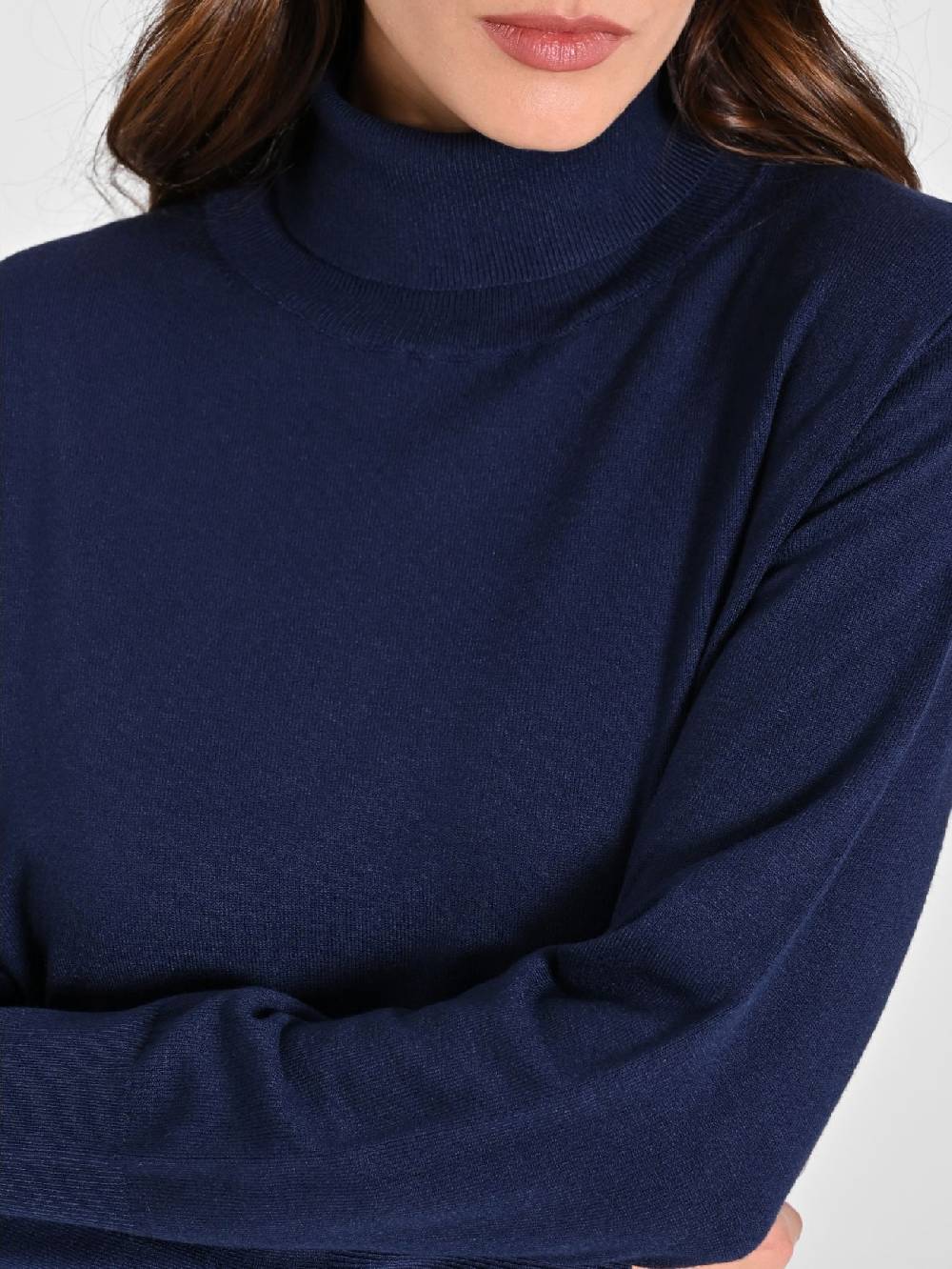 Rinascimento Abito Blu Navy in Maglia Ecotec® Donna Prezzo di fabbrica