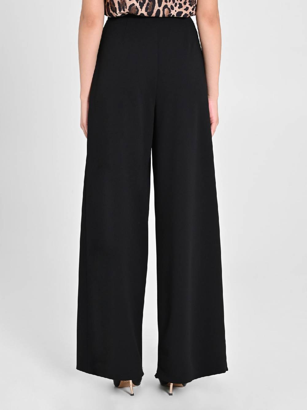 Rinascimento Pantaloni Palazzo in Scuba mano Crepe Fornitura limitata