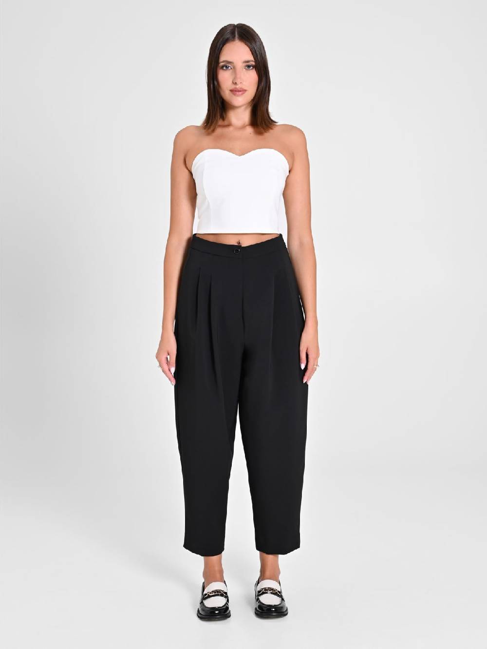 Rinascimento Pantaloni Ampi Neri Shopping online