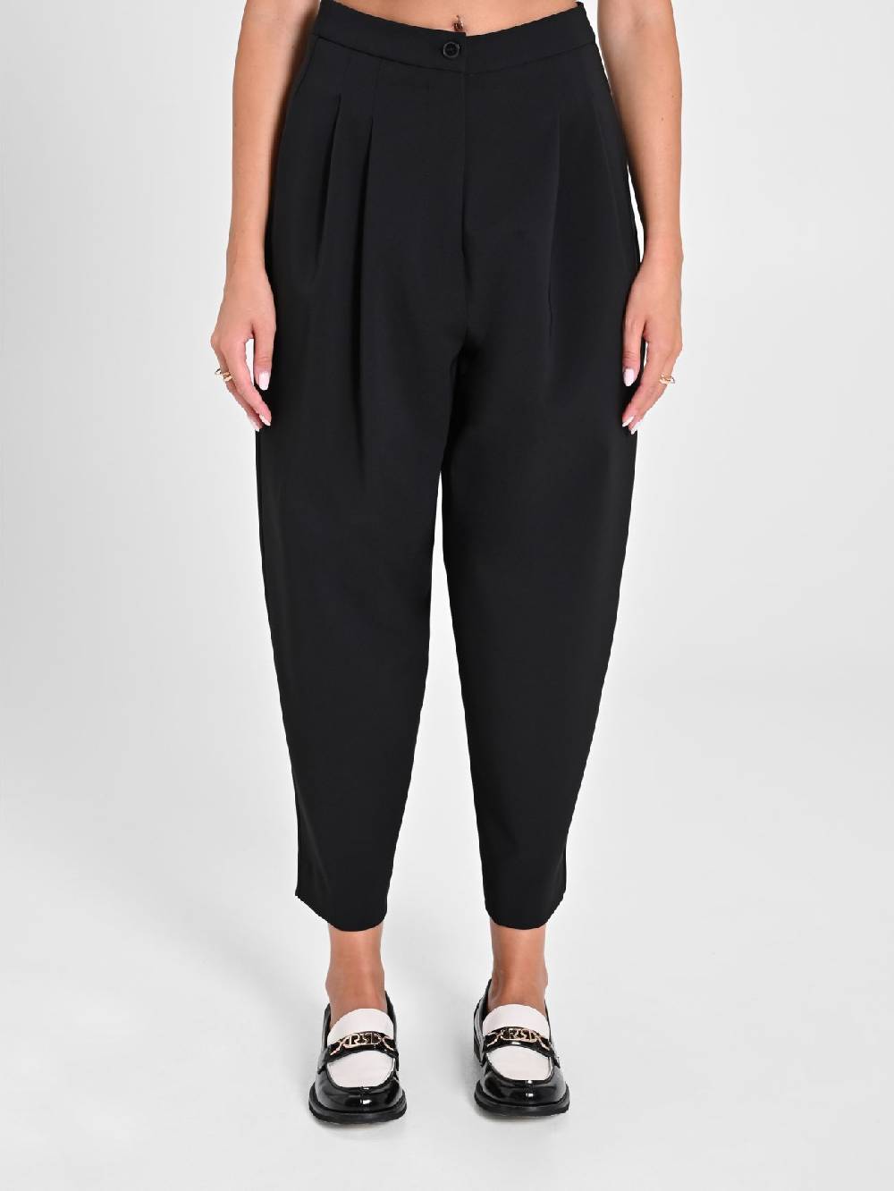 Rinascimento Pantaloni Ampi Neri Shopping online