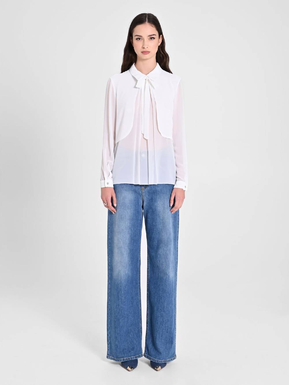 Rinascimento Blusa con Nastri Vendite stagionali