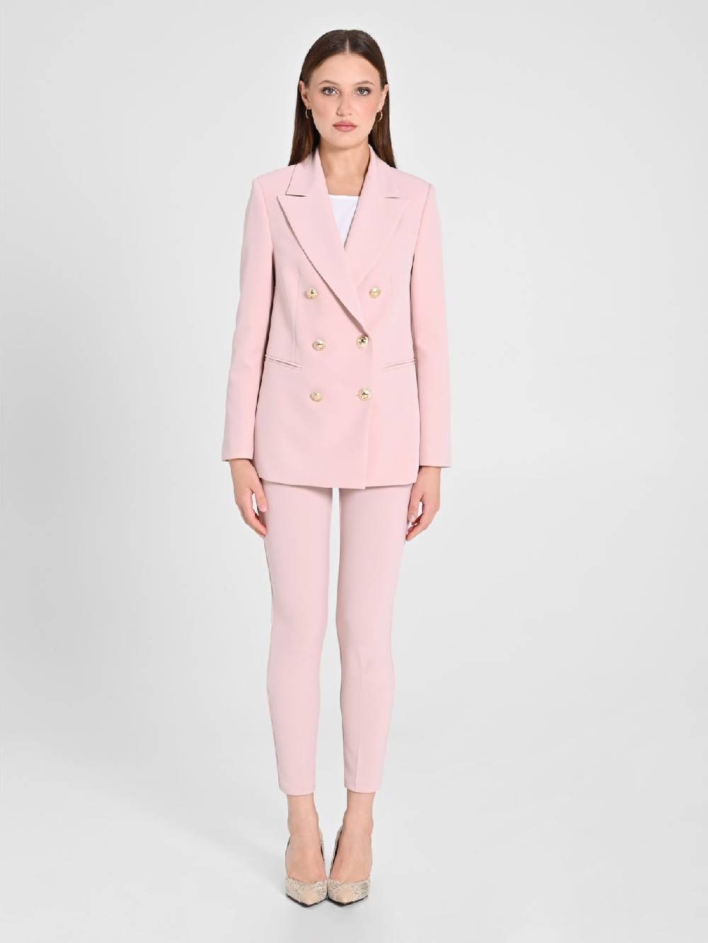 Rinascimento Giacca Doppiopetto Rosa Donna Offerta migliore