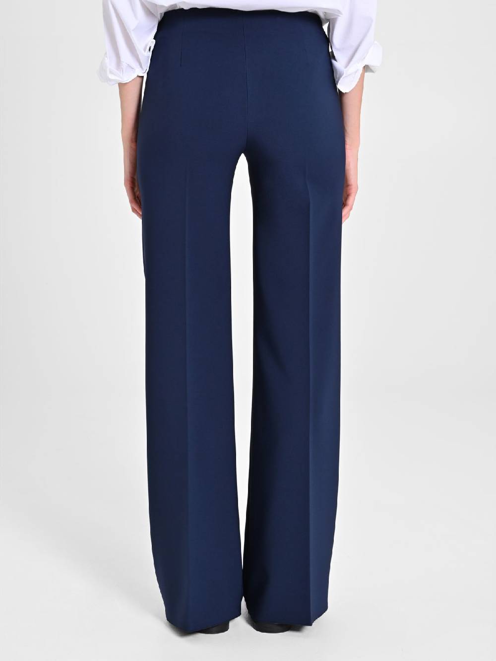 Rinascimento Pantaloni Palazzo in Tessuto Tecnico Blu Nuovi prodotti