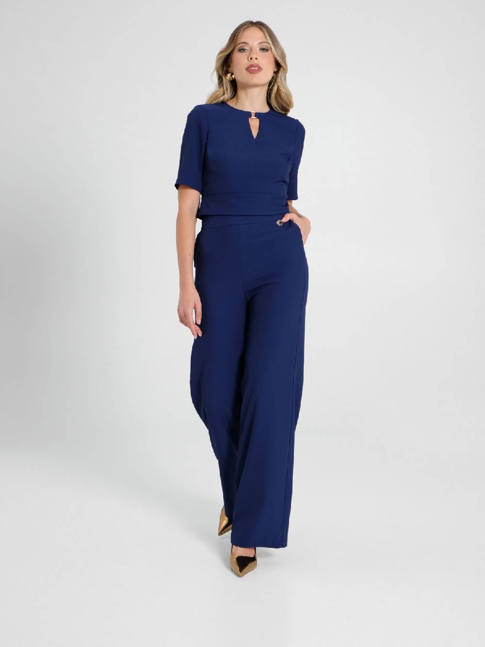 Rinascimento Pantaloni con Fibbie Liquidazione