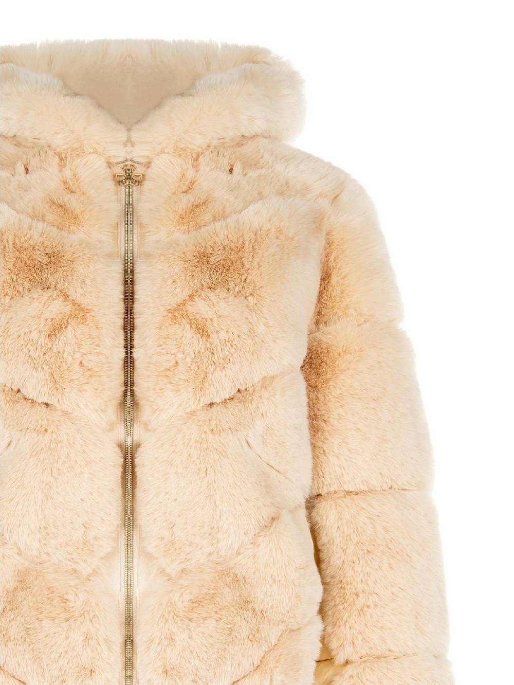 Rinascimento Giacca effetto Pelliccia Beige Prezzo basso