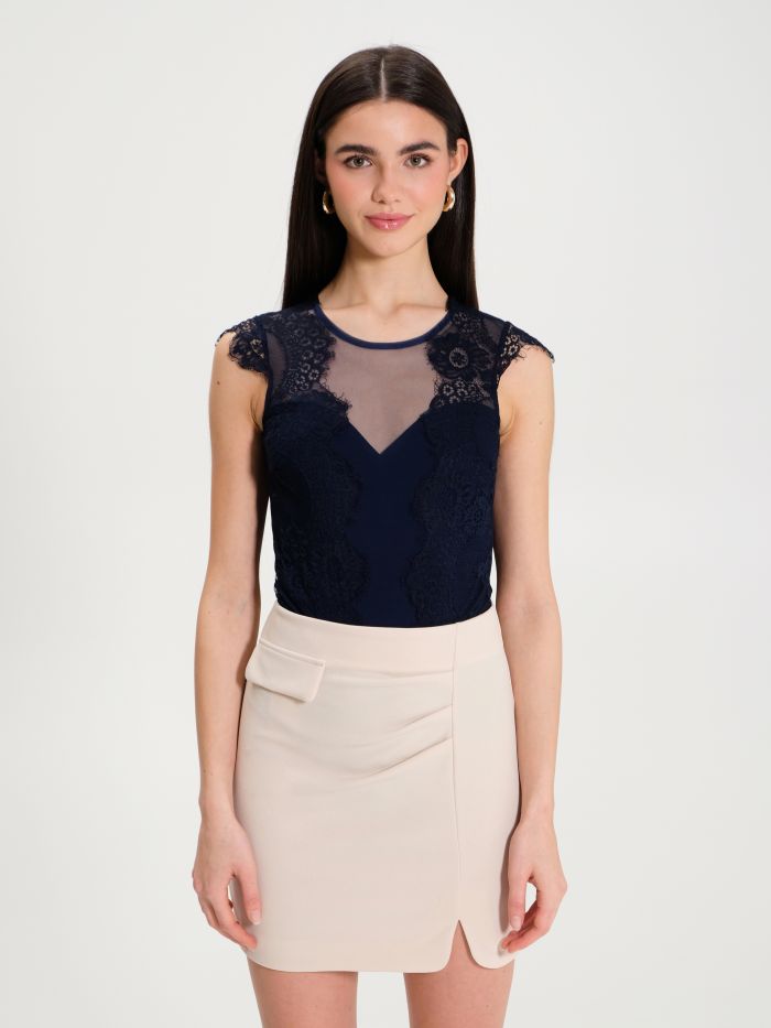 Rinascimento Top Body in Pizzo Vendita