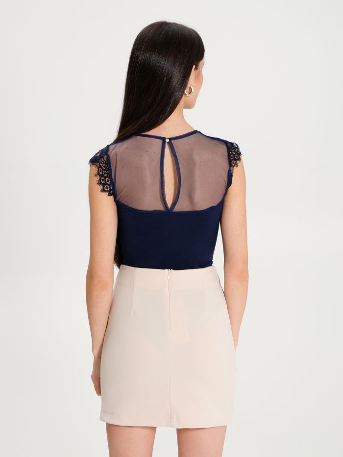 Rinascimento Top Body in Pizzo Vendita