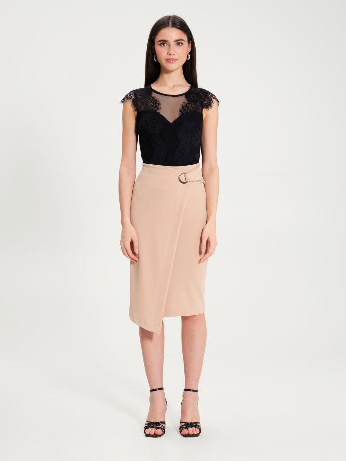 Rinascimento Top Body in Pizzo Spedizione Gratuita