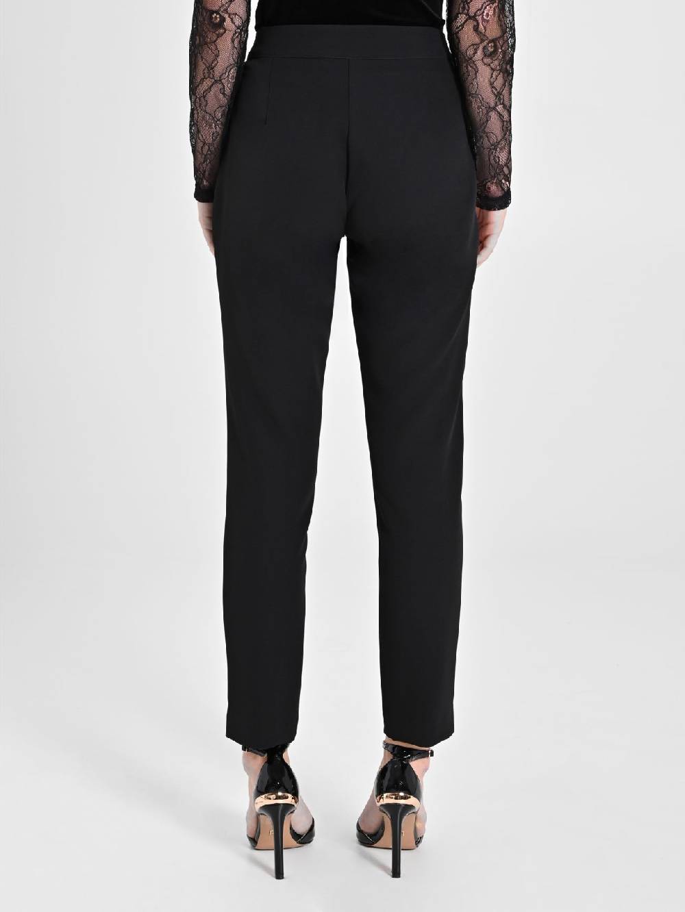 Rinascimento Pantaloni con inserto Pizzo & Velluto Promozione Limitata