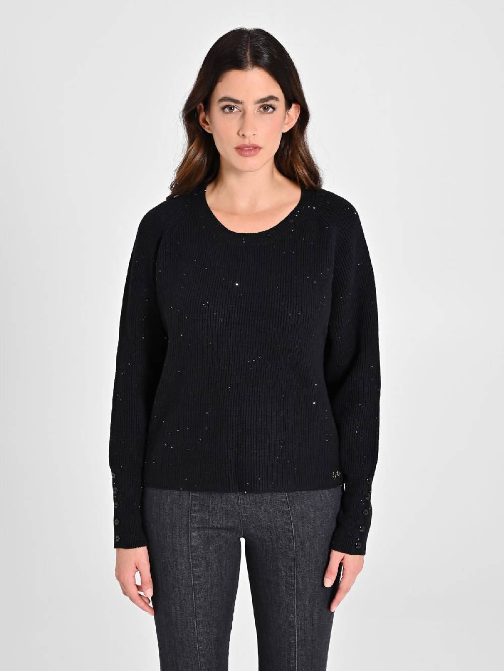 Rinascimento Maglione Nero Paillettes Fino Al -60%