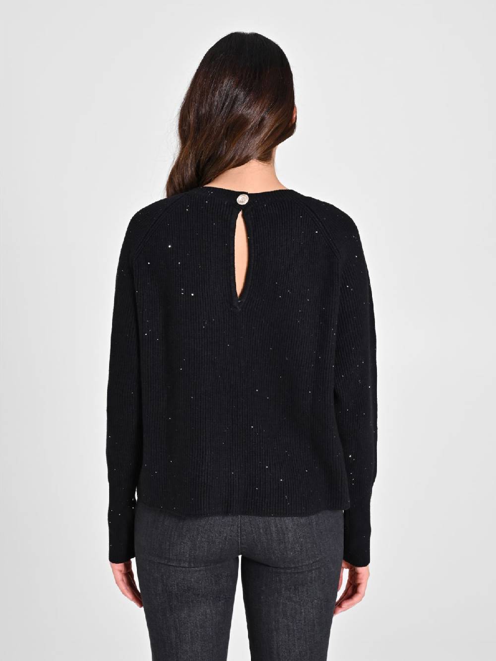 Rinascimento Maglione Nero Paillettes Fino Al -60%