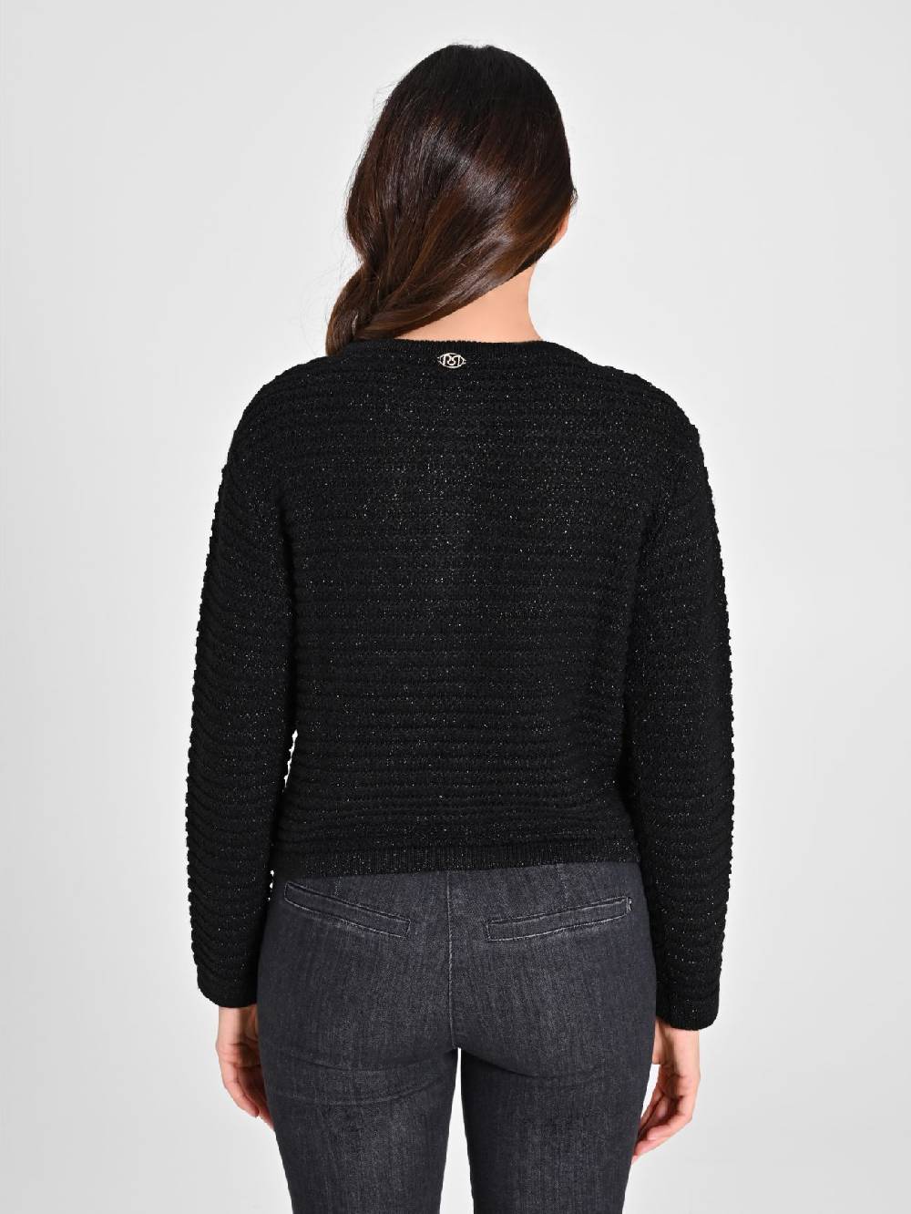 Rinascimento Cardigan Lurex Argento Prezzo Ridotto