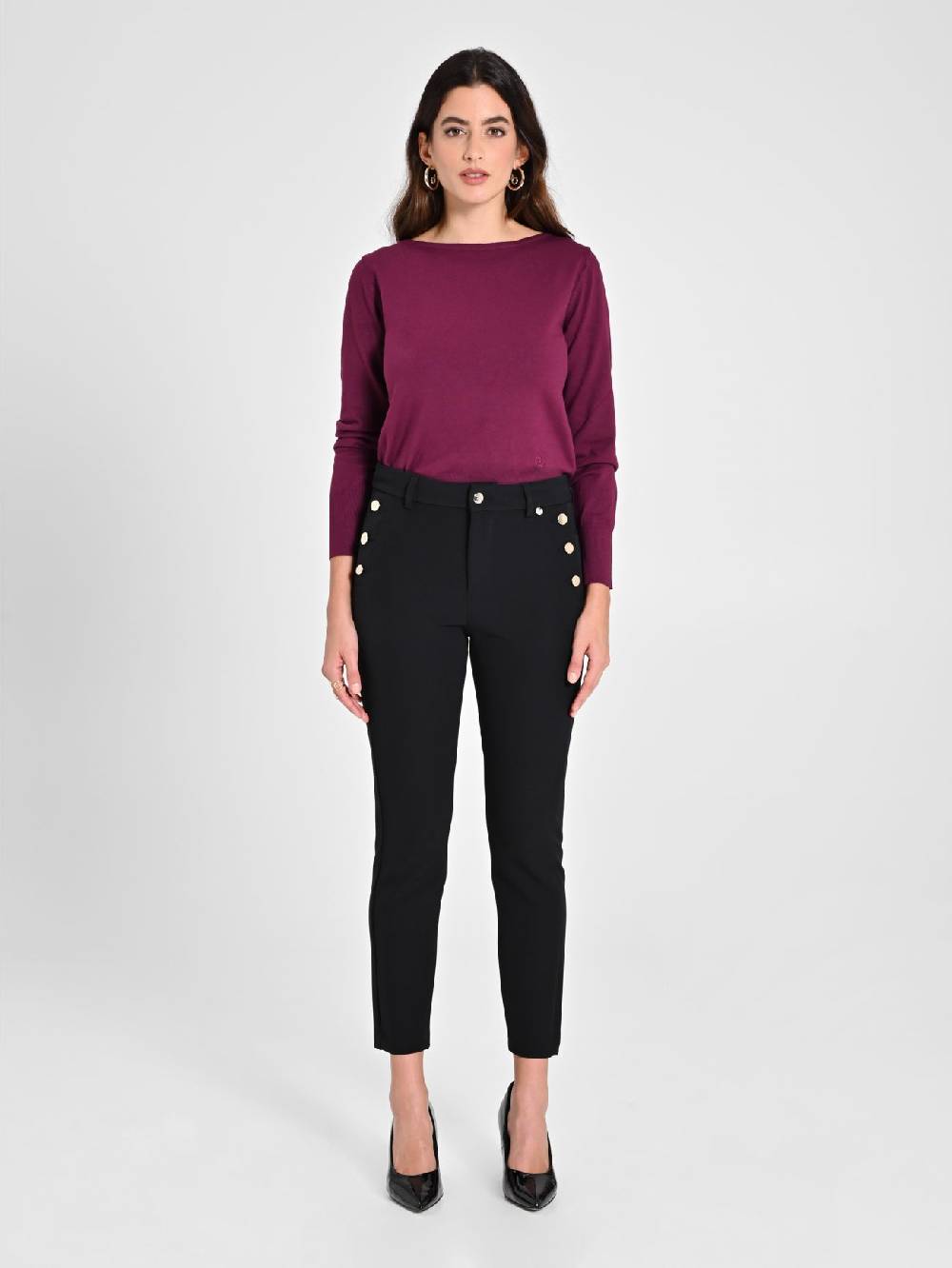 Rinascimento Pantaloni Skinny Neri Convenienza