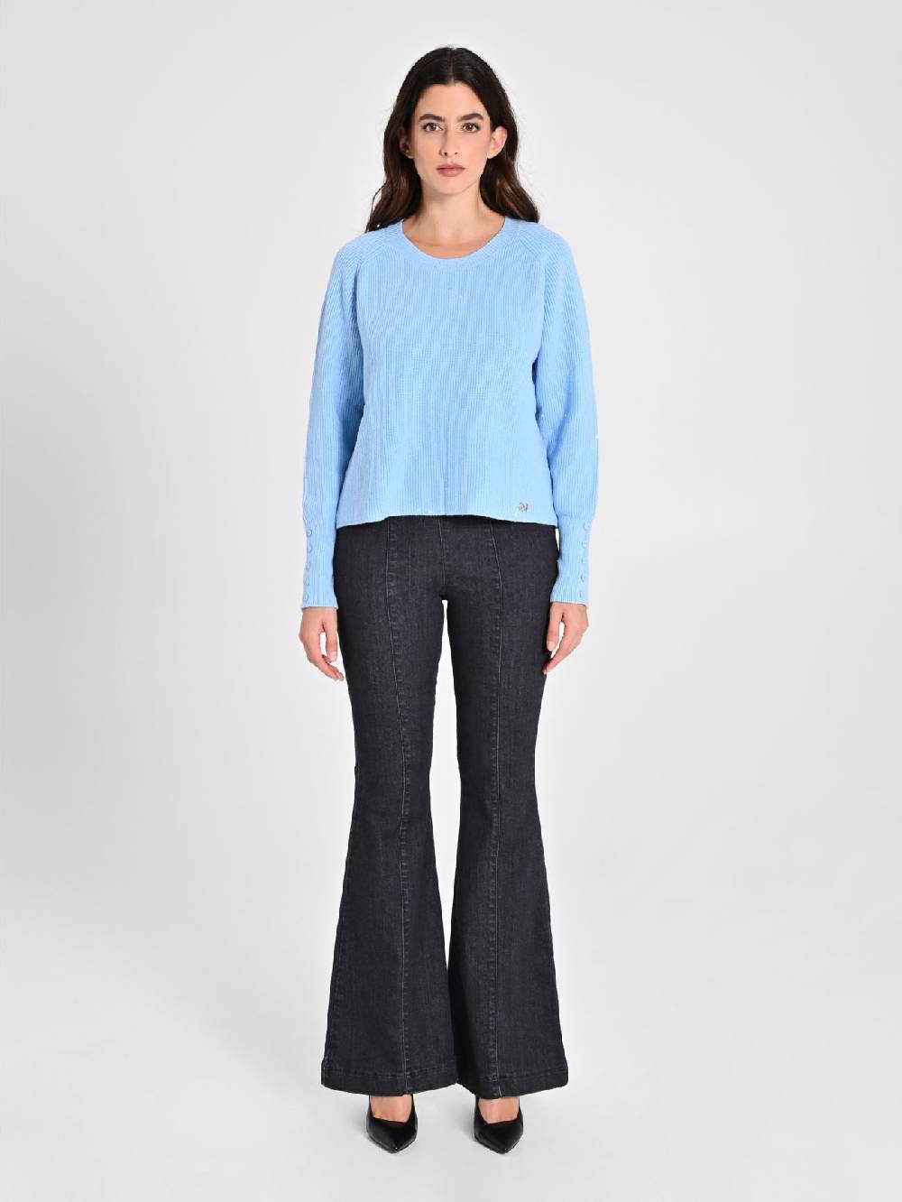 Rinascimento Maglione Azzurro Paillettes Online