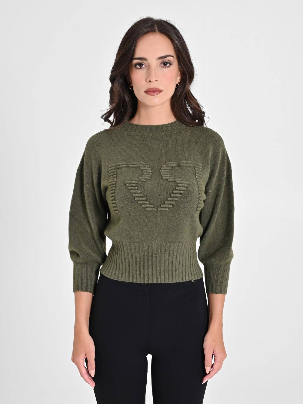 Rinascimento Maglione RR Verde Muschio Vendita Economica
