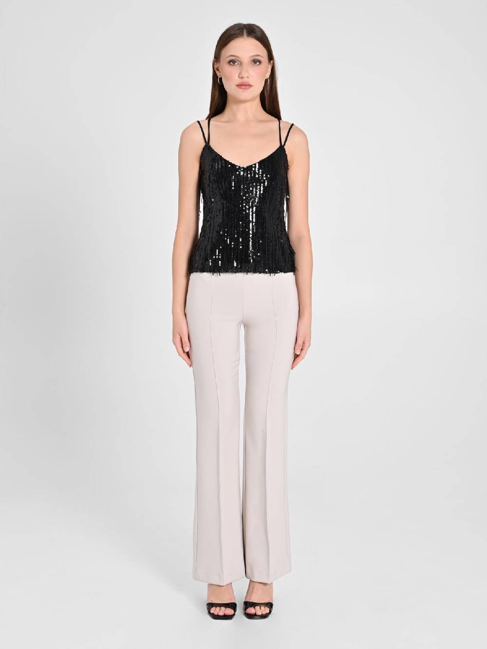 Rinascimento Top Paillettes Frange Negozio online di fabbrica