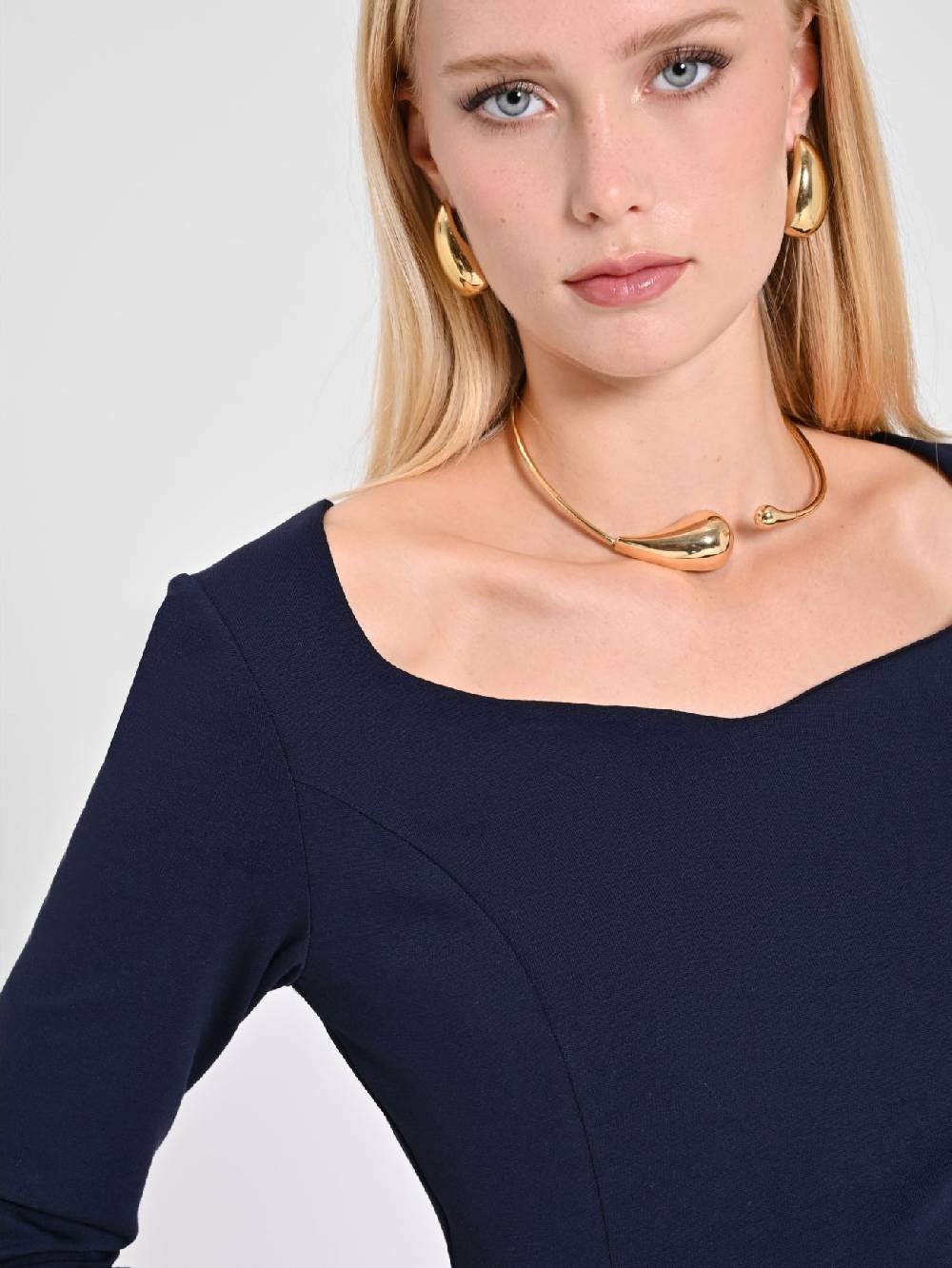 Rinascimento Tubino Blu in Punto Milano Offerta speciale
