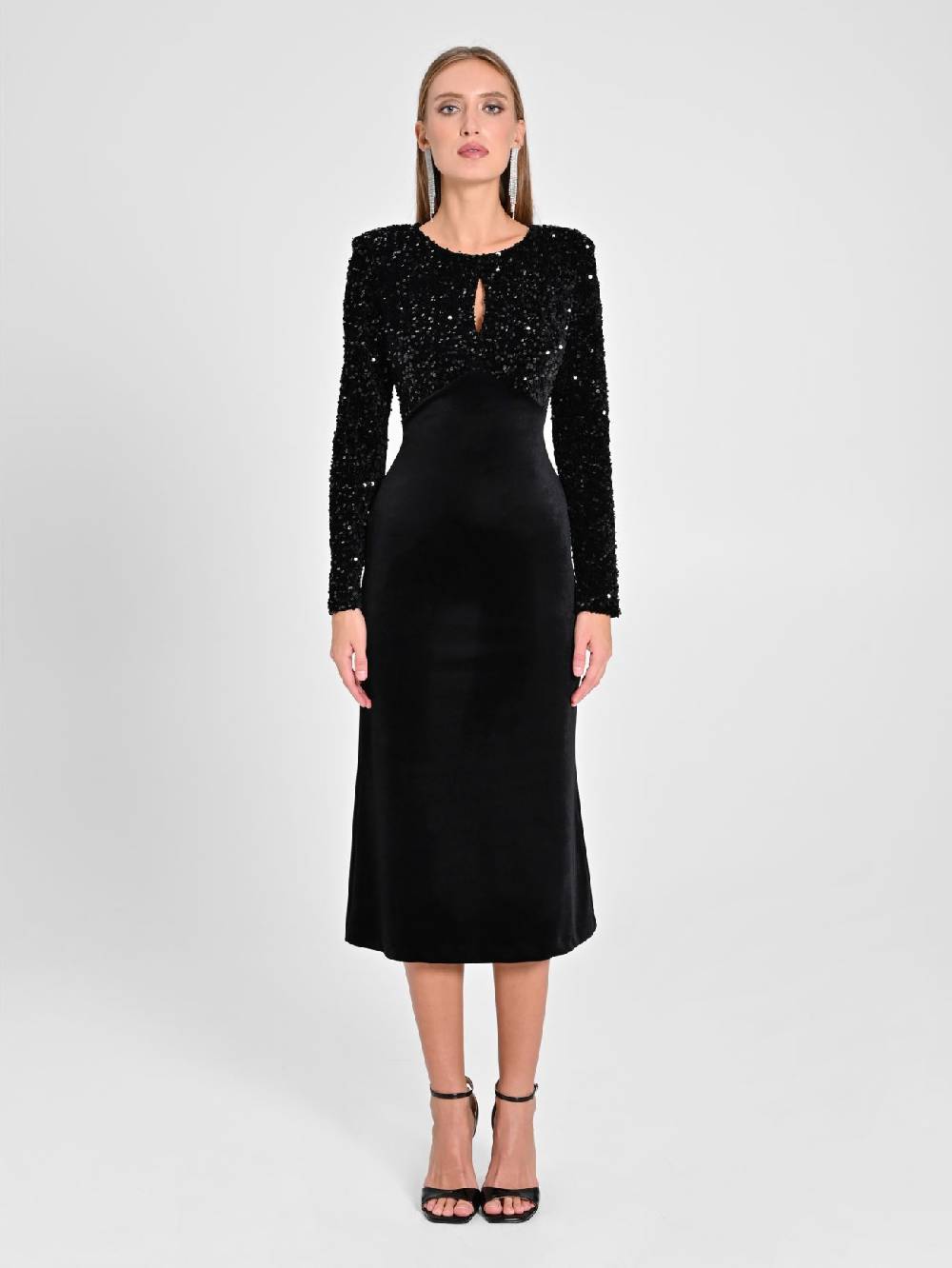 Rinascimento Abito Velluto & Paillettes Flash Sale