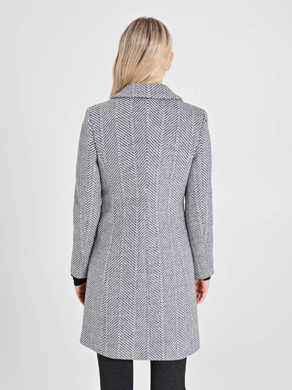 Rinascimento Cappotto Grigio Spinato Offerta per la Festa della Mamma
