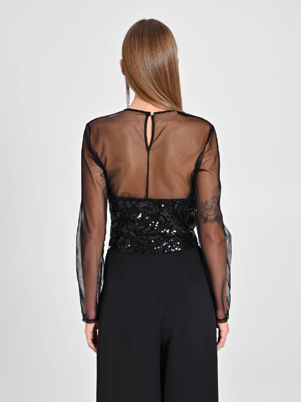 Rinascimento Top Bustier Paillettes Vendita calda