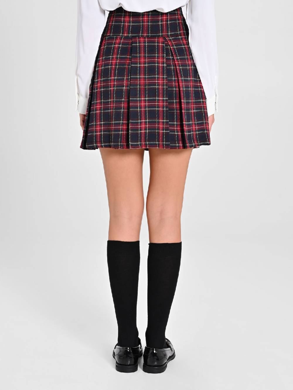 Rinascimento Minigonna in Tartan Blu Offerte esclusive