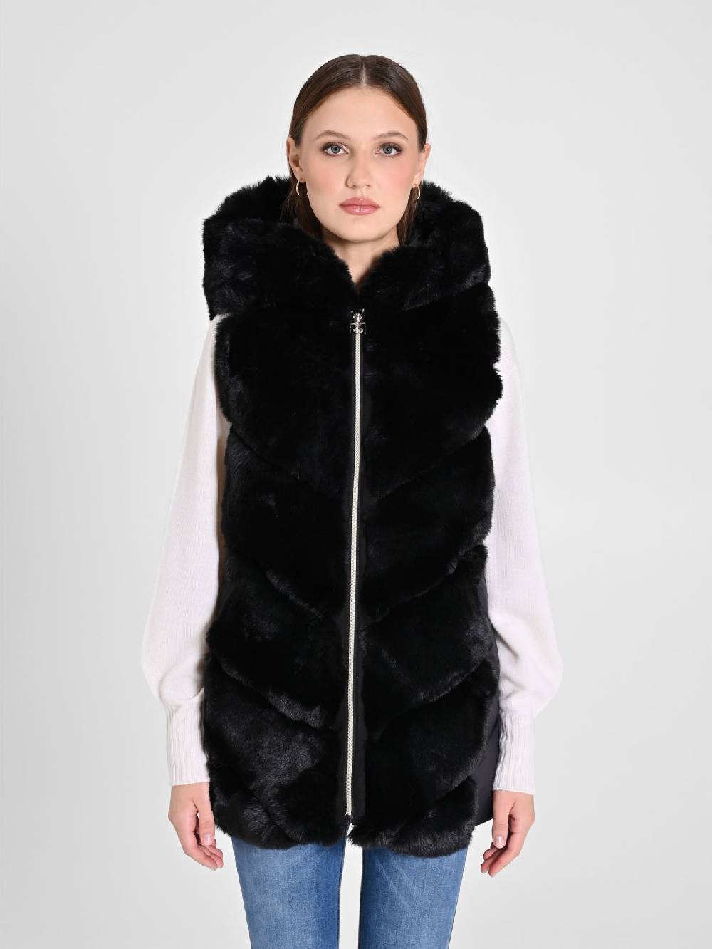 Rinascimento STYLE01FW24 CAPP GILET B001 Latest stili