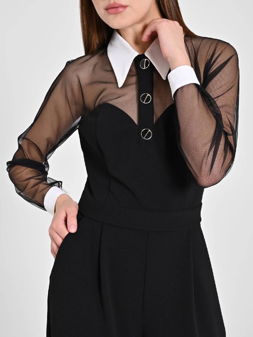 Rinascimento Tuta con Colletto & Tulle Fino al 50% di sconto