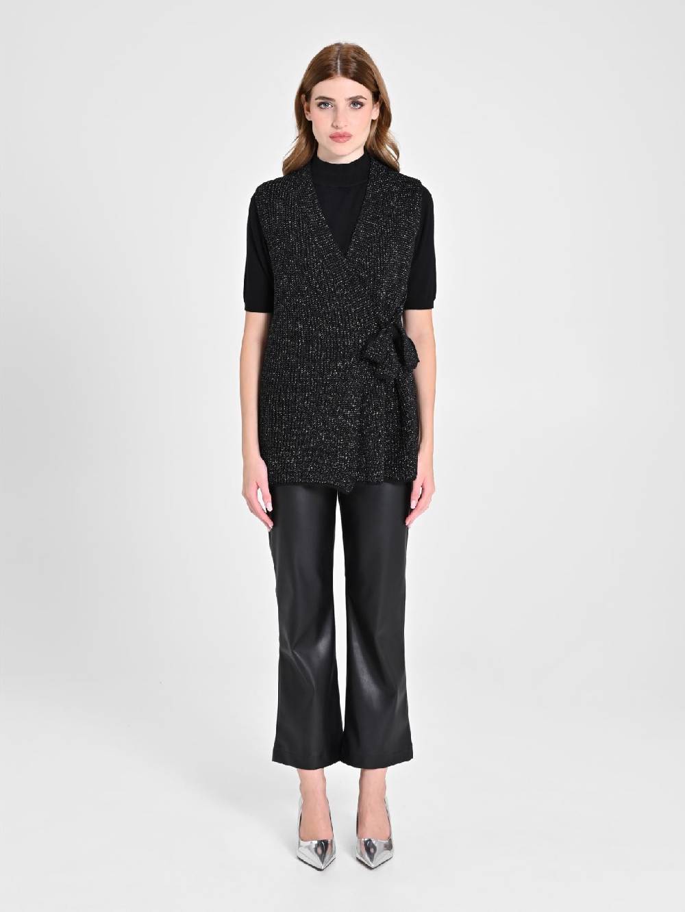 Rinascimento Gilet Fiocco Lurex Fino al 65% di sconto