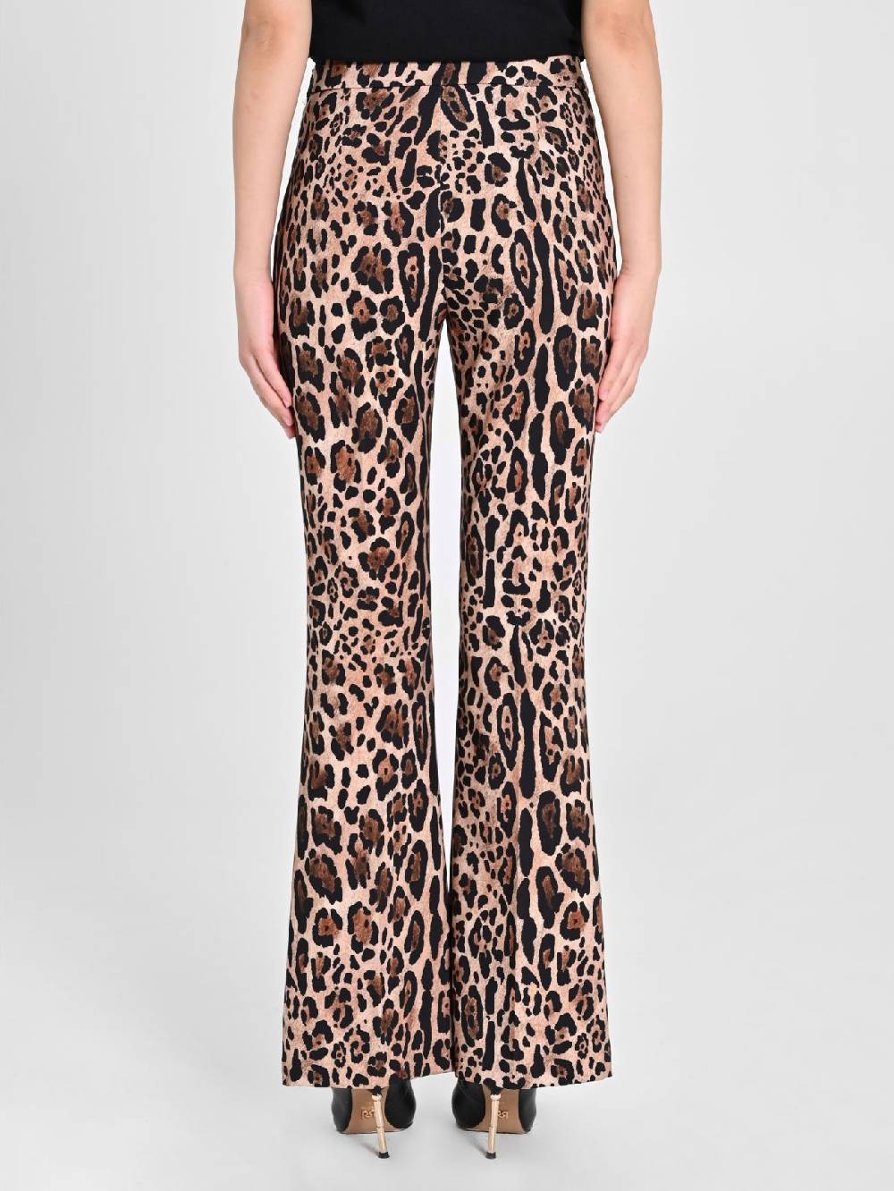 Rinascimento Pantalone Flared Animalier Economico