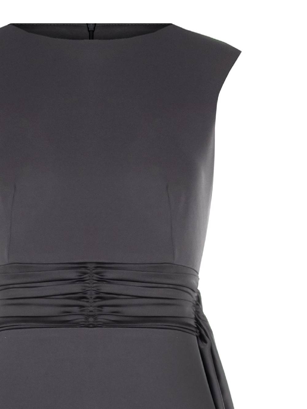 Rinascimento Tubino in Scuba mano Crepe Grigio Fino al 60% di sconto