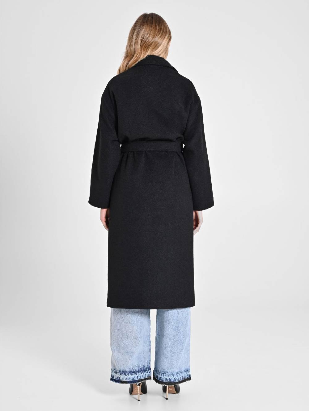 Rinascimento Cappotto Lungo con Rose Enormi sconti