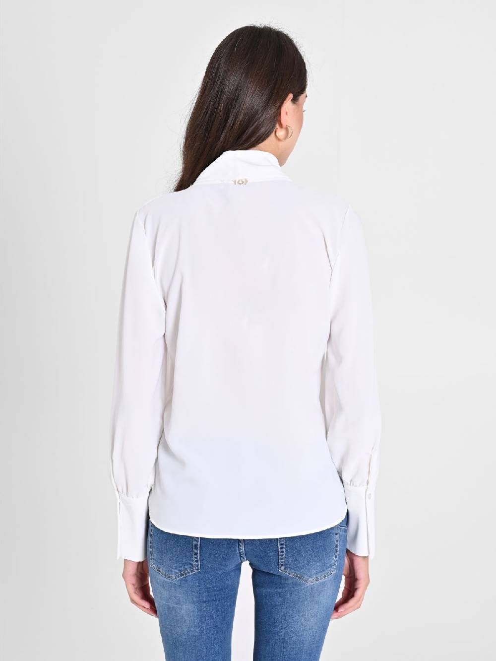 Rinascimento Blusa Bianca maniche Lunghe Vendita