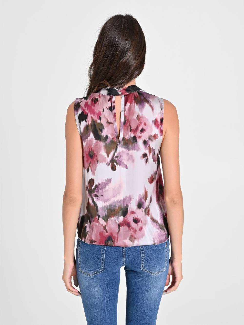 Rinascimento Blusa stampa Fiori Astratti Promozione