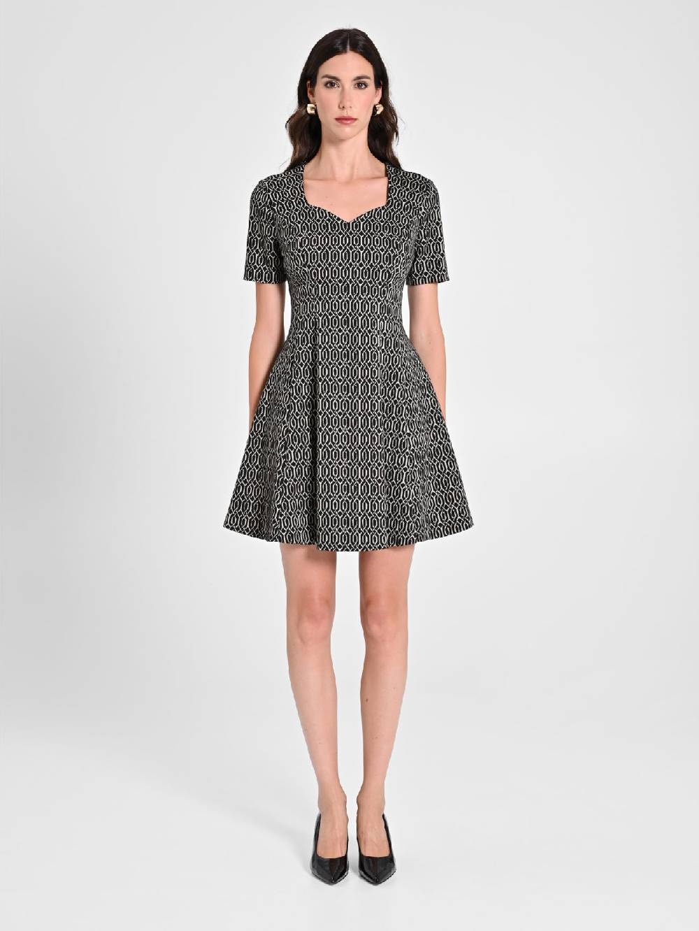 Rinascimento Abito a Ruota Jacquard Spedizione Gratuita