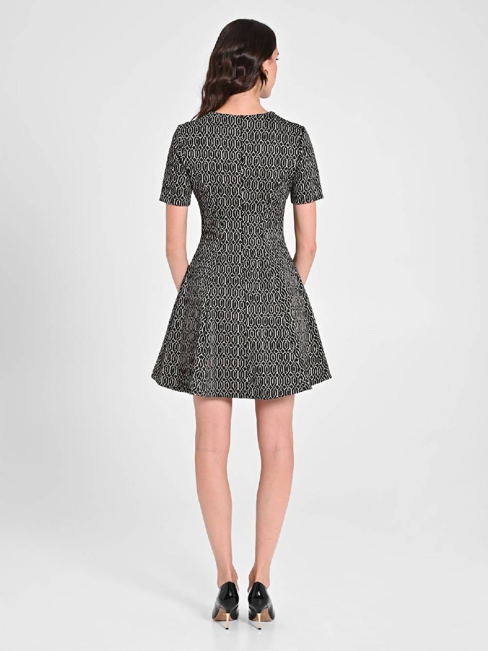 Rinascimento Abito a Ruota Jacquard Spedizione Gratuita