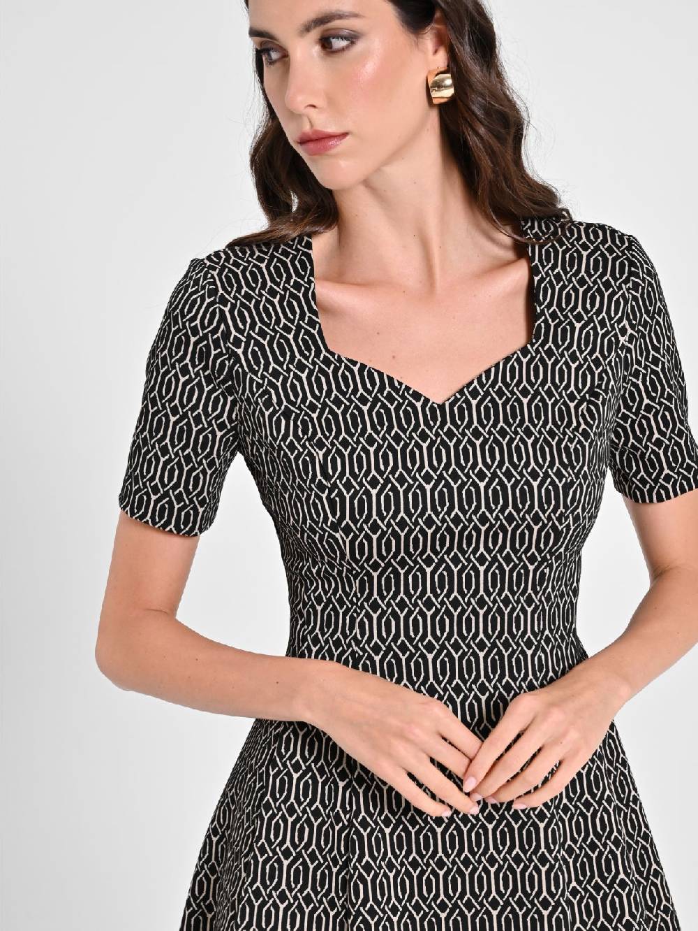 Rinascimento Abito a Ruota Jacquard Spedizione Gratuita