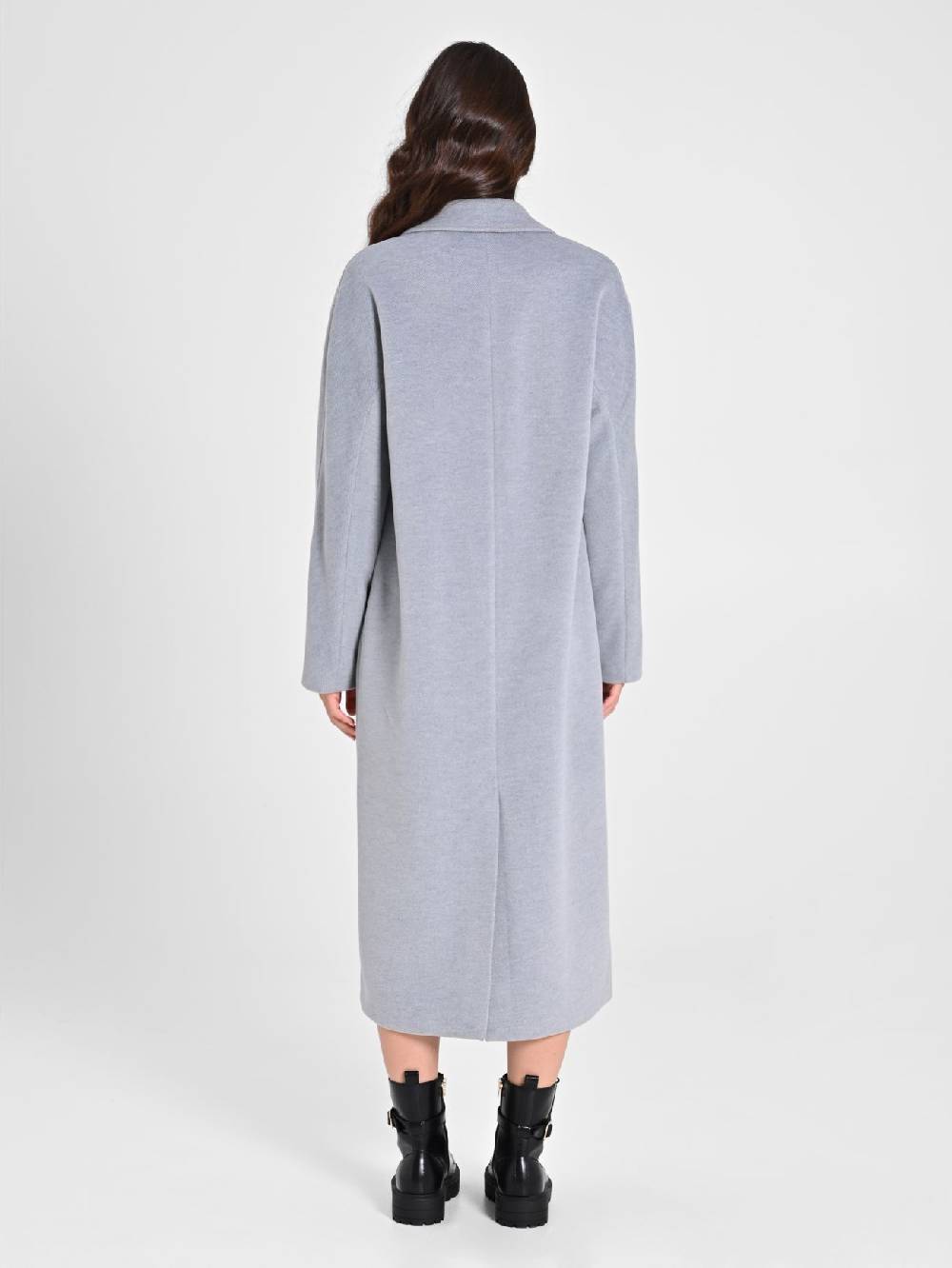 Rinascimento Maxi Cappotto Grigio Qualità Garantita
