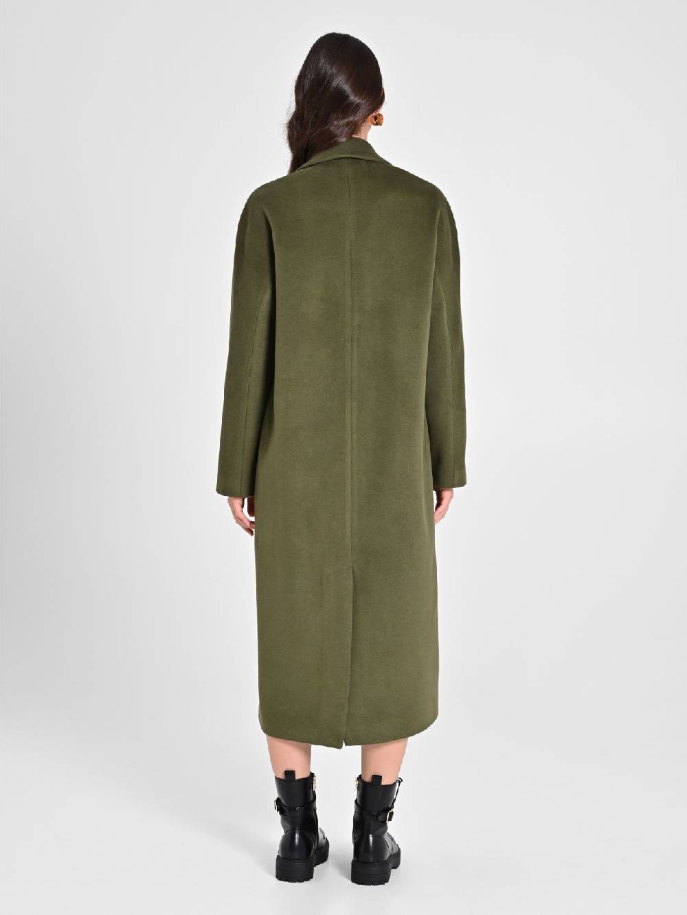 Rinascimento Maxi Cappotto Verde Militare Negozi Online
